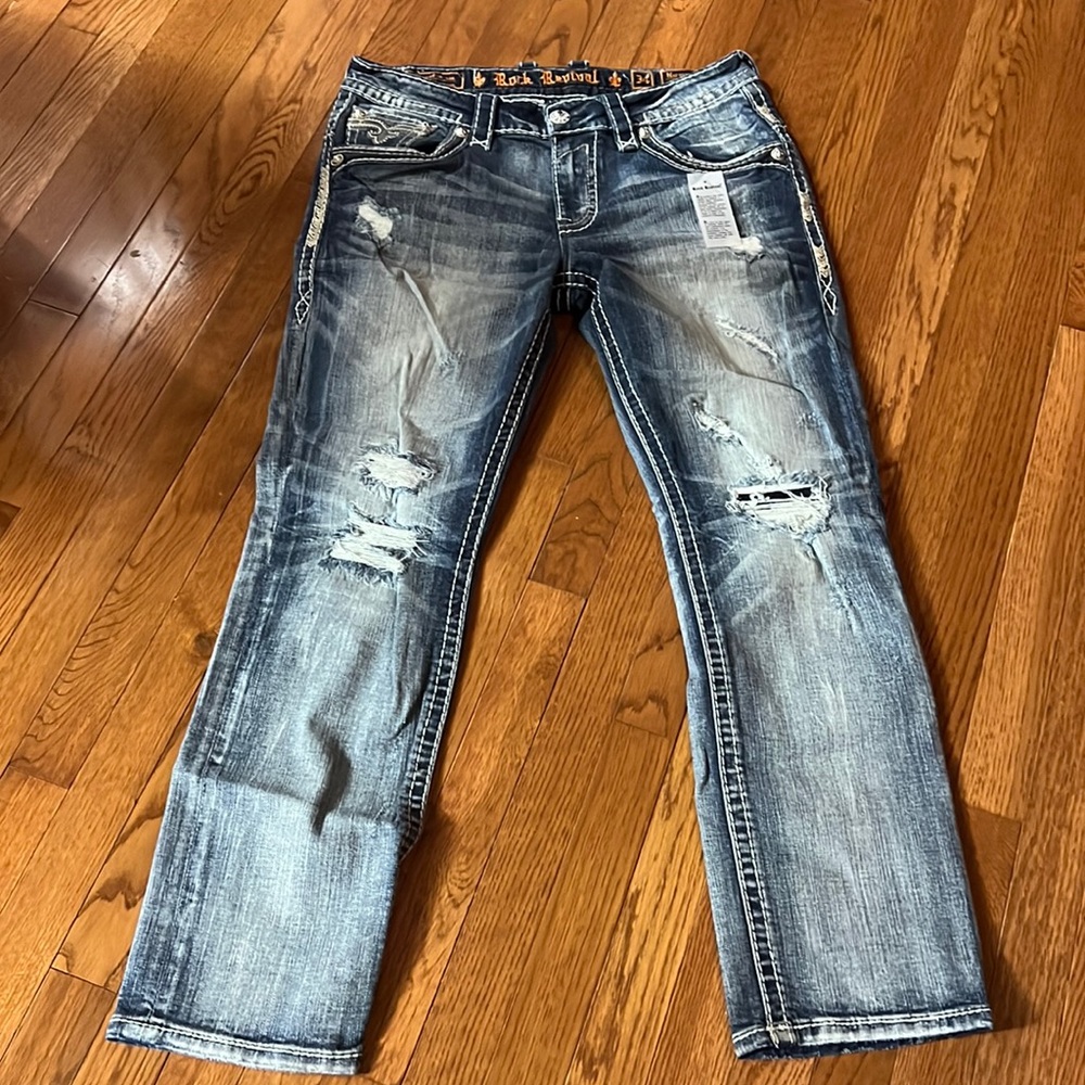 Rock revival jeans 34w x 32long